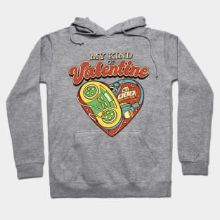 MY KIND OF valentine gamer's Anti valentine Hoodie